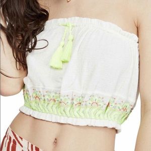 Free People FP Ivory No More Tiers Top Size Medium M #3*